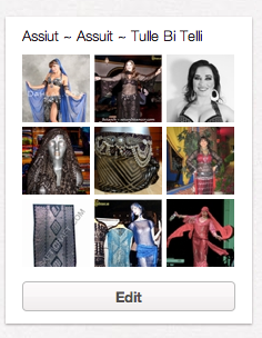 One of my pin boards on the Pinterest website